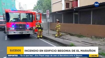 El Marañón大楼发生火灾