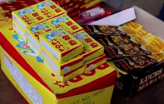 消防局叮嘱家长不要让孩子持有或燃点烟花