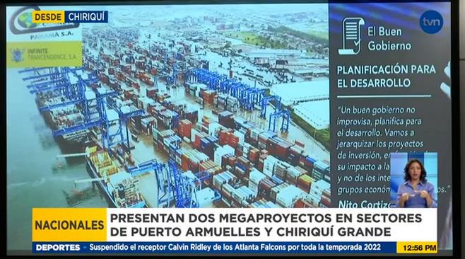 寻求在 Chiriquí 和 Bocas del Toro 建造两个巨型港口