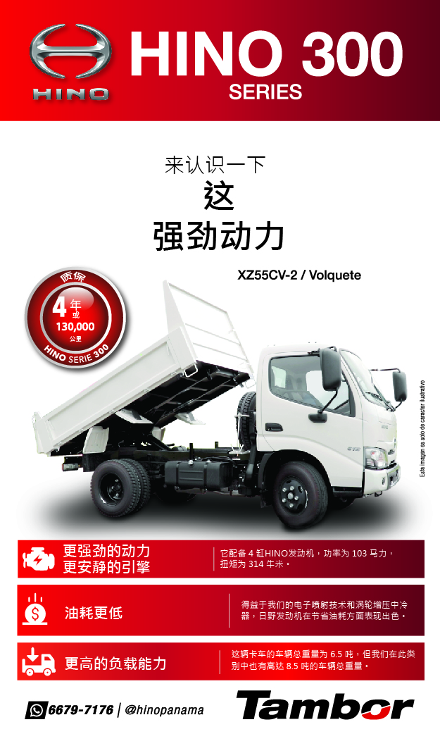 认识 HINO Volquete 翻斗货车