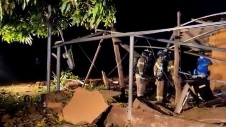 Guararé市存放烟花房屋发生爆炸致1死4伤 