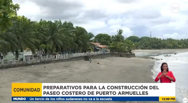 Puerto Armuelles将建造海滨长廊以重振经济