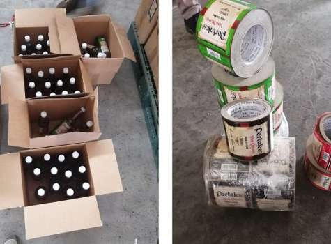 当局在超市和仓库查获假冒名牌酒