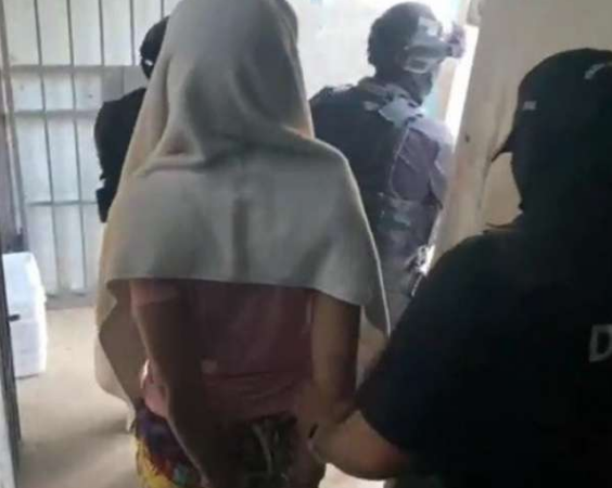 “恶魔女”及其他4名嫌疑人因盗窃被捕.
