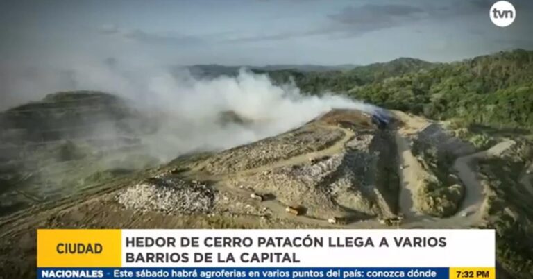 巴拿马城被恶臭困扰：来自Cerro Patacón的臭气令城市居民喘不过气来.