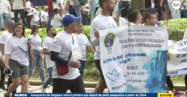 上千民众参与反对人口贩卖和性剥削步行活动