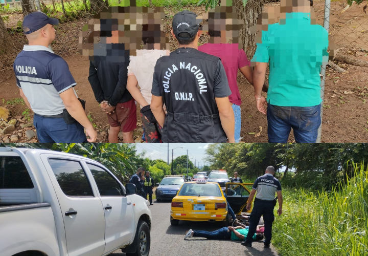 四名嫌疑人因在Aguadulce绑架公民被警方逮捕.