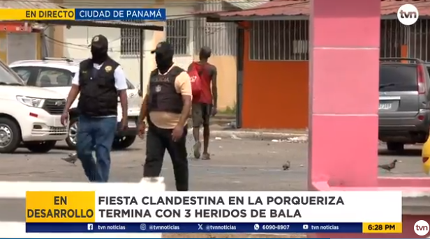 Río Abajo一秘密派对中三人受伤及29人被捕.