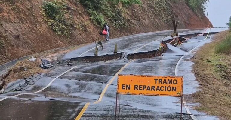 Penonomé北部多个社区因道路崩塌而被隔绝 多所学校停课