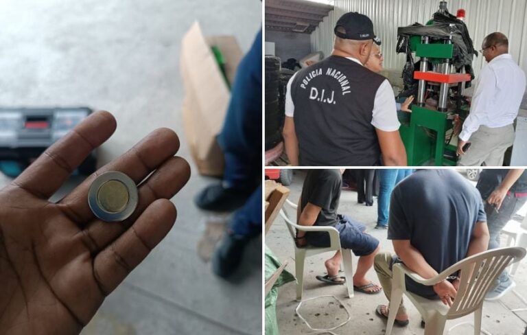 当局在Tocumen拆解一处伪造“巴尔博亚”硬币生产窝点