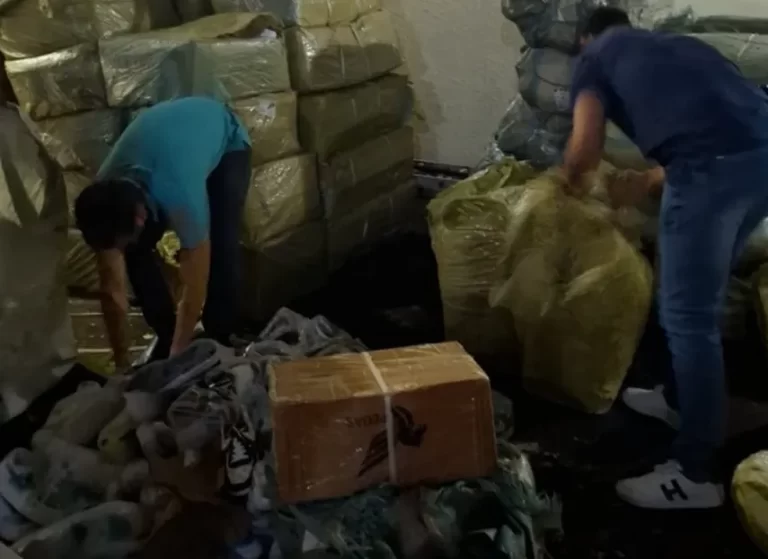 当局在Las Cumbres查获1,669双假冒鞋子