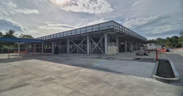奇省海鲜市场第一阶段工程已完成80%