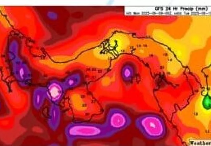 巴拿马发布强降雨与雷暴预警 持续至6月12日