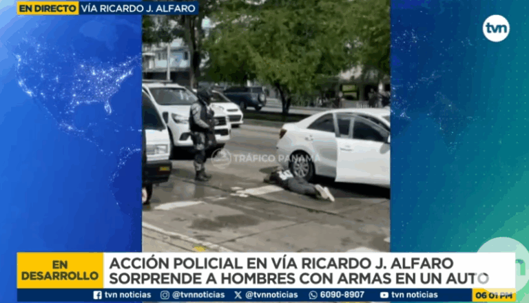 警方在Ricardo J. Alfaro大道成功阻止绑架企图 两人落网