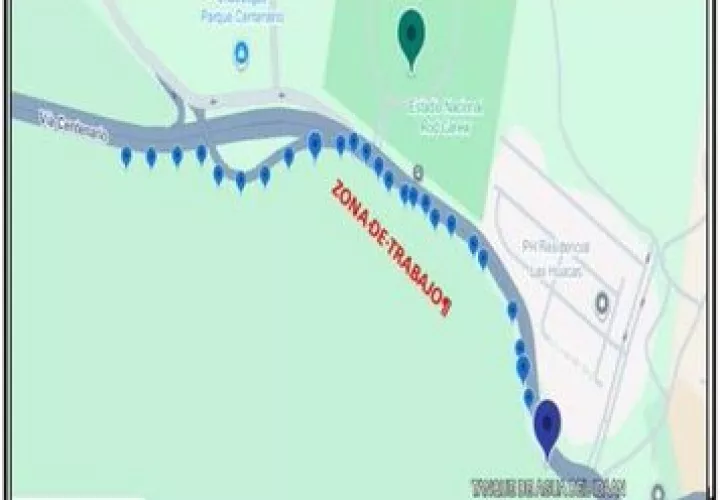 注意：Centenario高速公路将封闭右侧车道一个月