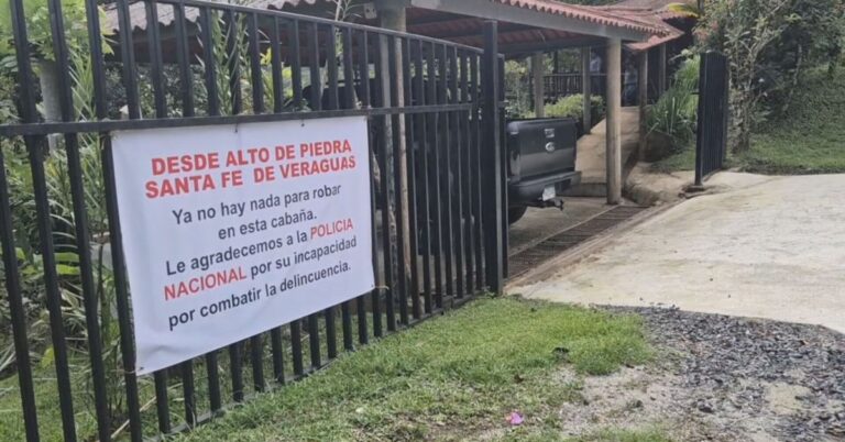 Veraguas的Alto de Piedra 居民控诉盗窃猖獗并要求当局立即介入