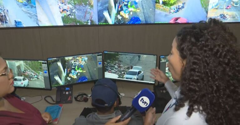 San Miguelito通过监控摄像头追查街头乱扔垃圾者