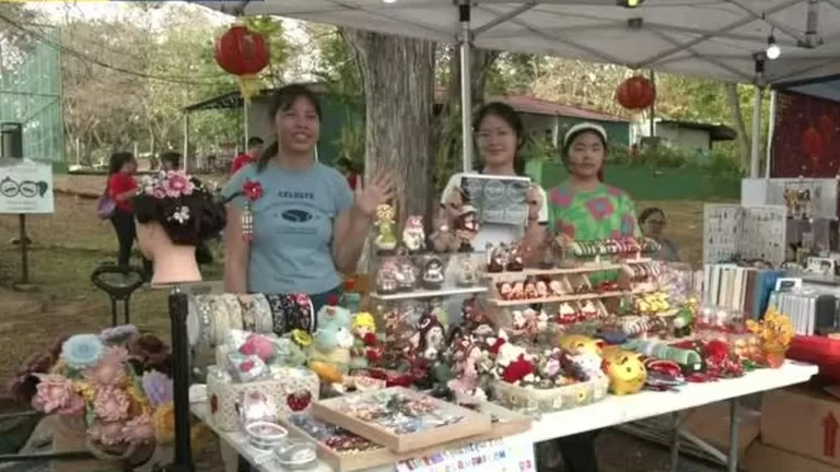华人社区在Omar公园庆祝春节 文化与美食齐聚